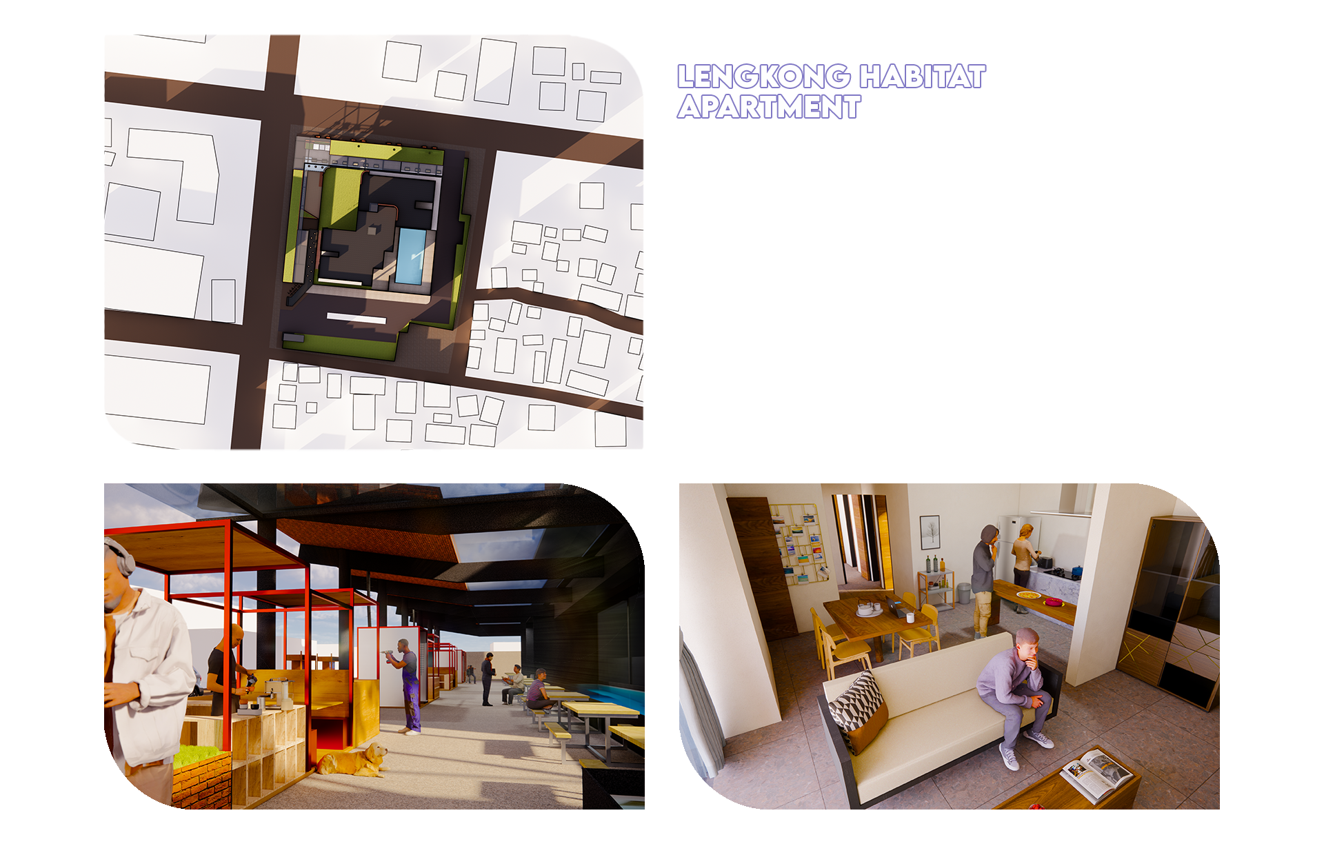 LENGKONG HABITAT APARTMENT layout 2